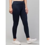 Women's Navy Tights - Angle 4