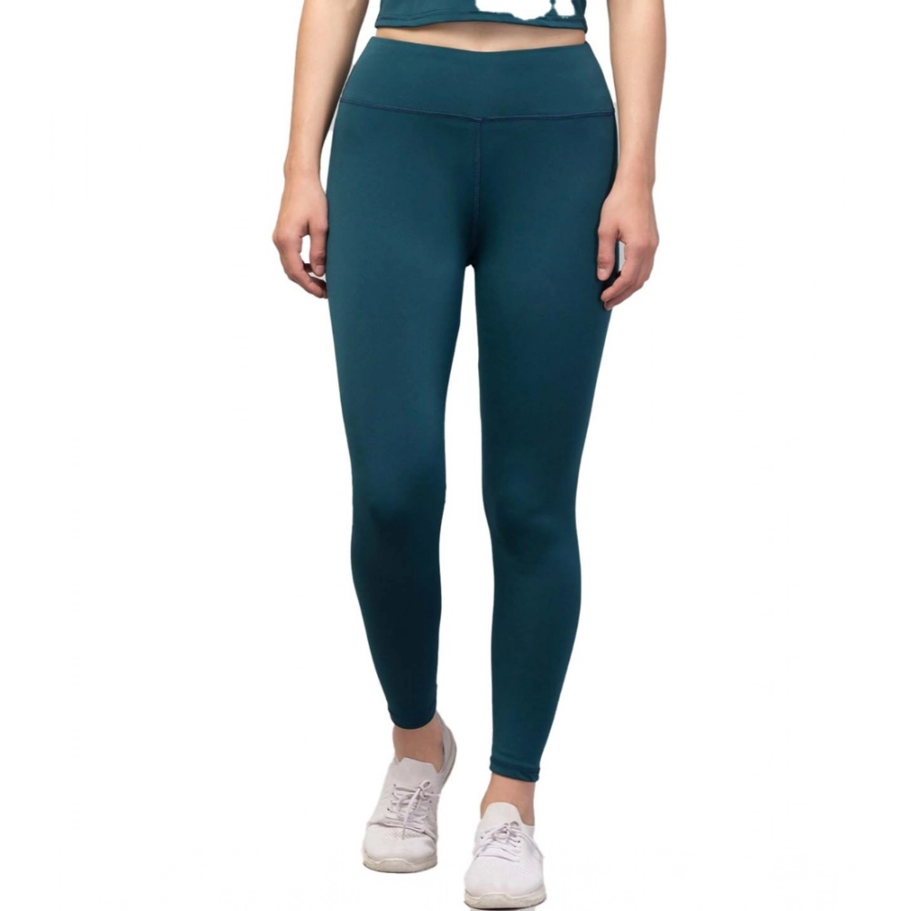 NariHaat Women's Green High-Rise Tights