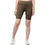 NariHaat Women's Olive High-Rise Shorts