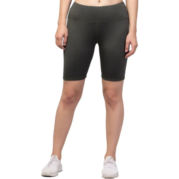 NariHaat Women's Green High-Rise Shorts