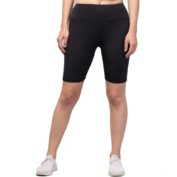 NariHaat Women's Black High-Rise Shorts