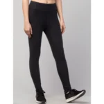 Women's Black Ankle Tights - Angle 2