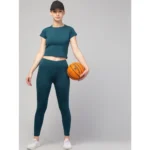 Women's Green Tights - Angle 5