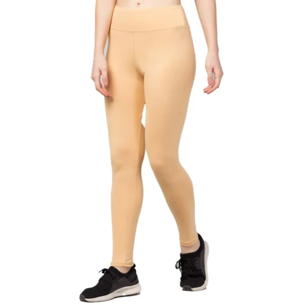 NariHaat Women's Beige High-Rise Tights