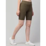 Women's Olive Shorts - Angle 5