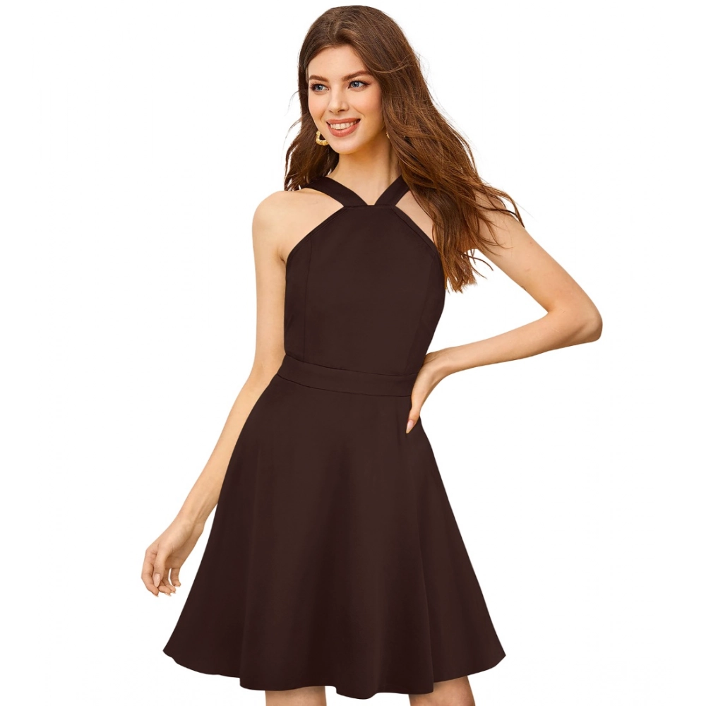 54162096317_9e3deb15cc_o_d-1000x1000-1.webp Coffee Halter Neck Sleeveless Knit Dress for Women