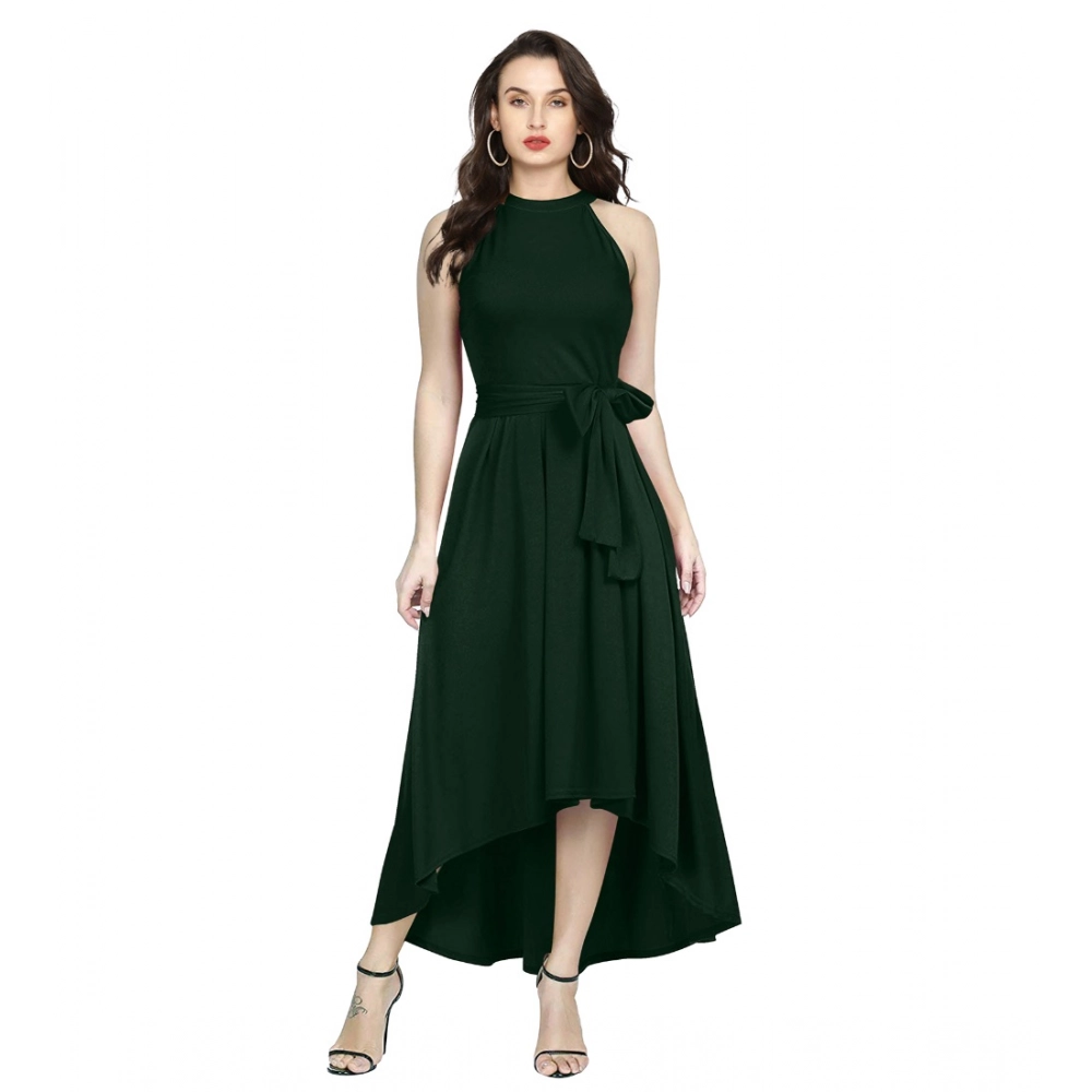 54163424090_11ef8324ea_o_d-1000x1000-1.webp Green Polyester Solid Halter Neck Sleeveless Dress
