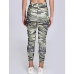 Women's Grey Printed Tights - Angle 5