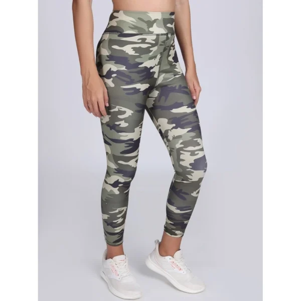 Model wearing NariHaat Grey Printed Tights