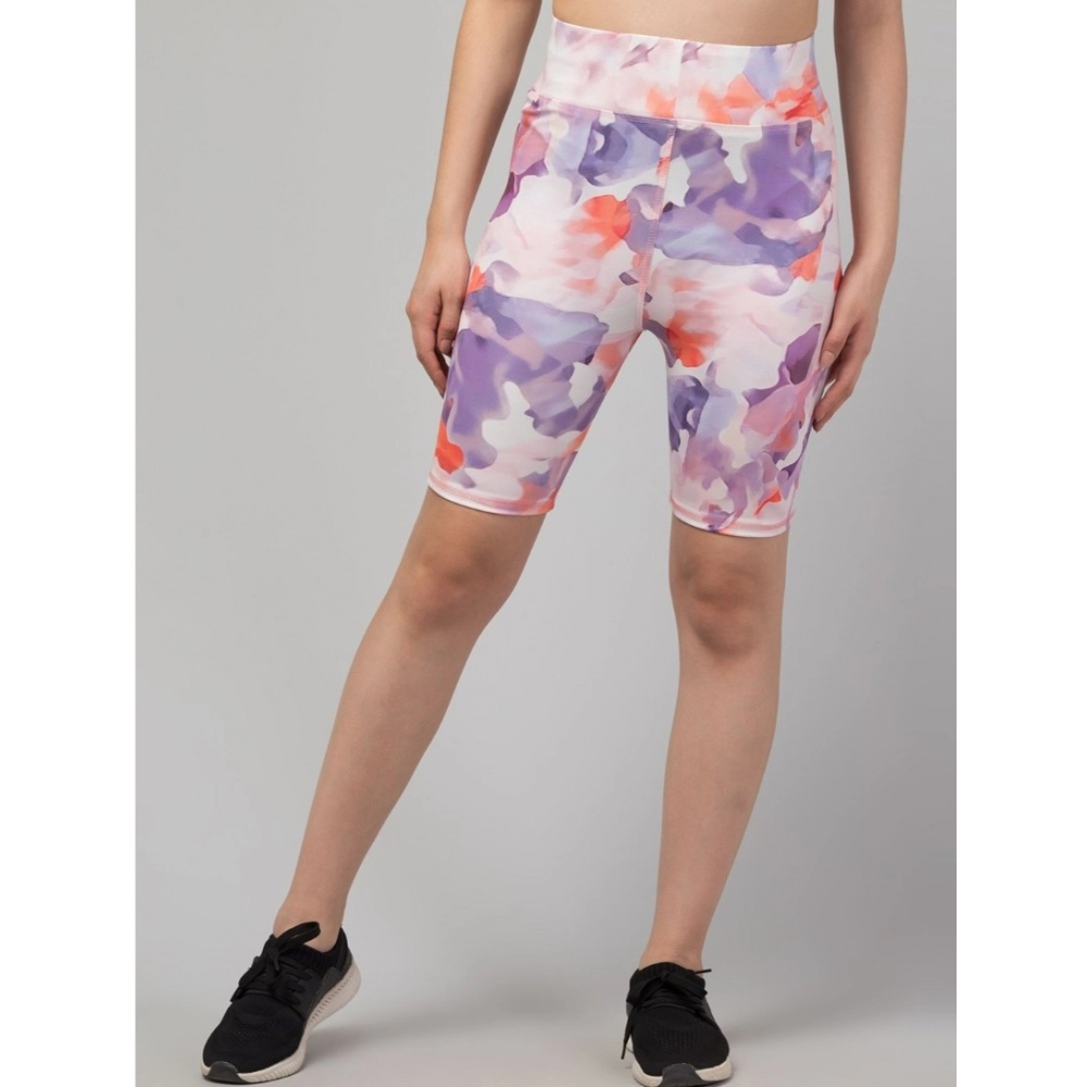 Model wearing NariHaat Multicolor Printed Shorts