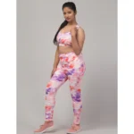 Printed Sports Bra Tights - Angle 3
