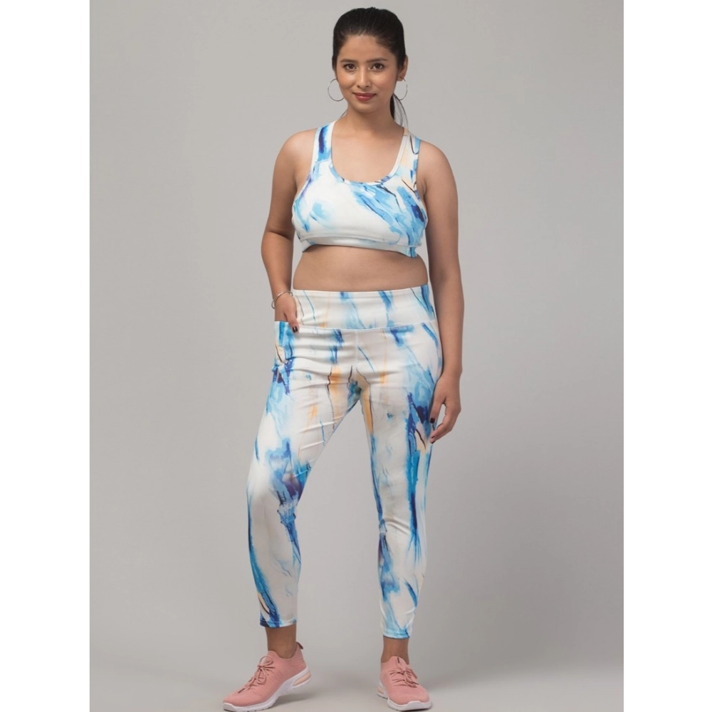 Sky Blue Activewear Set Women