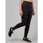 Women's Black Ankle Tights - Angle 4