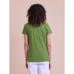 Women's Olive T-Shirt - Angle 3