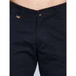 Generic Men's Casual Cotton Solid Knee Length Cargo Shorts (Black) - Image 4