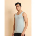 Generic Men's Casual Cotton Solid Round Neck Sleeveless Vest (Grey) - Image 5