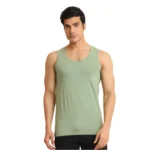 Generic Men's Casual Cotton Solid Round Neck Sleeveless Vest (Newsage)