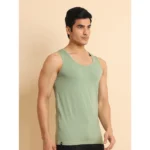 Generic Men's Casual Cotton Solid Round Neck Sleeveless Vest (Newsage) - Image 4