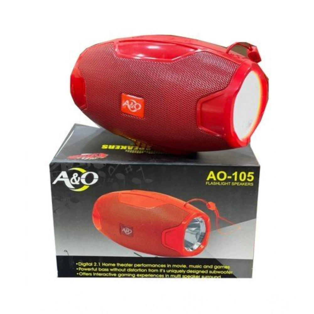 Red Wireless Bluetooth Speaker AO105