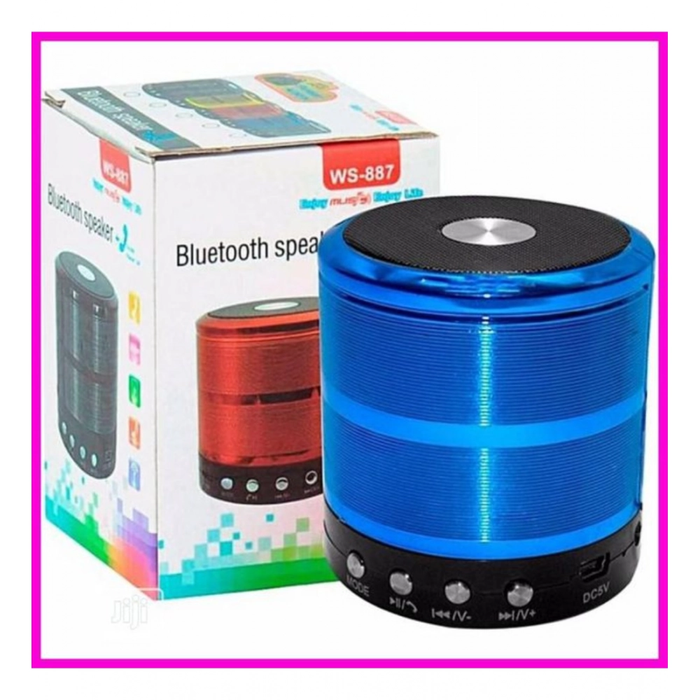 Blue Wireless Bluetooth Speaker WS887
