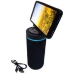 Generic Plastic Rubber Wireless KT125 Bluetooth Speaker (Black) - Image 2