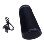 Generic Plastic Rubber Wireless KT125 Bluetooth Speaker (Black) - Image 3