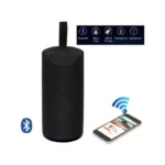 Generic Plastic Rubber Wireless TG113 Bluetooth Speaker (Black) - Image 3