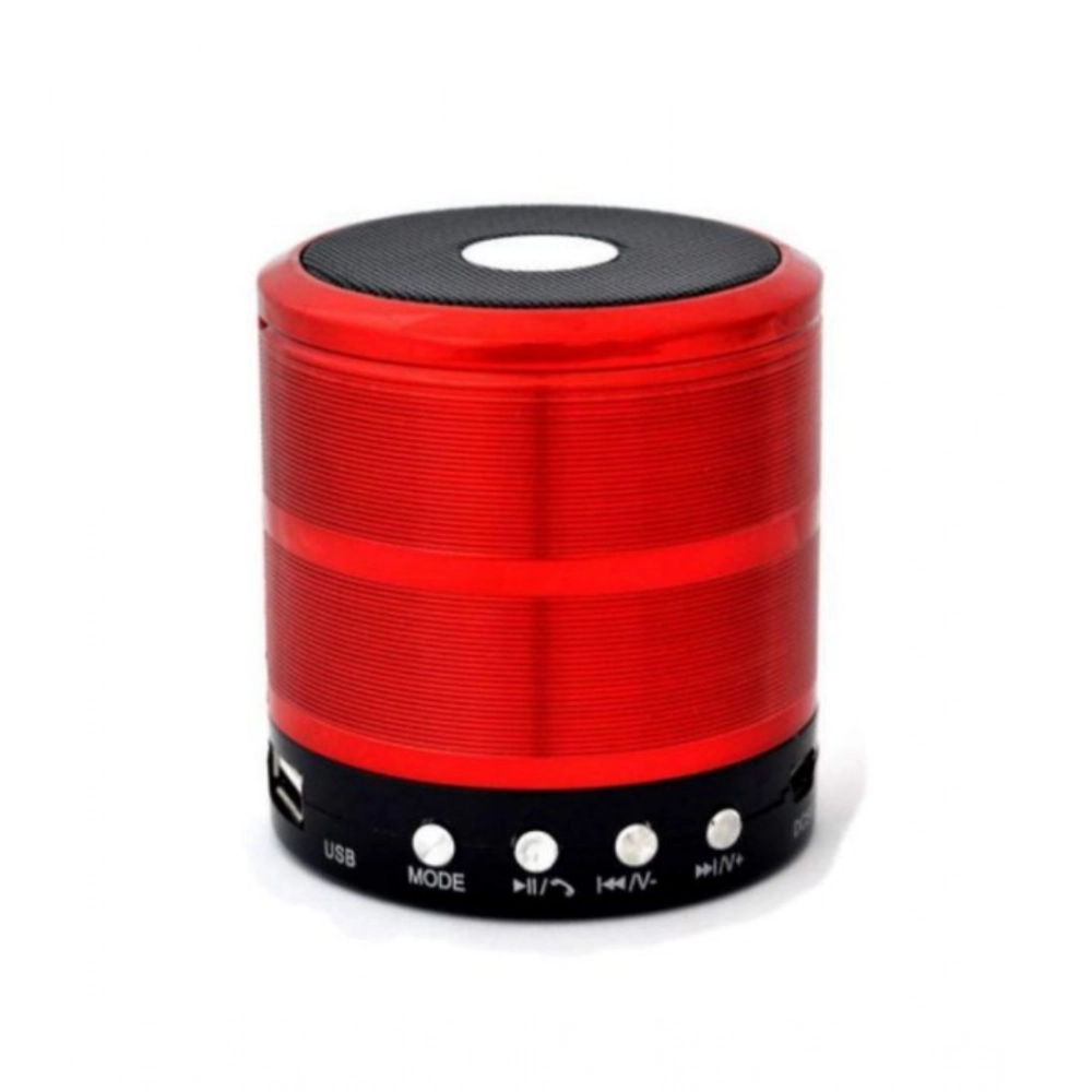 Red Wireless Bluetooth Speaker WS887
