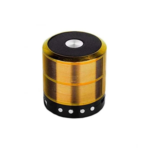 Gold Wireless Bluetooth Speaker WS887