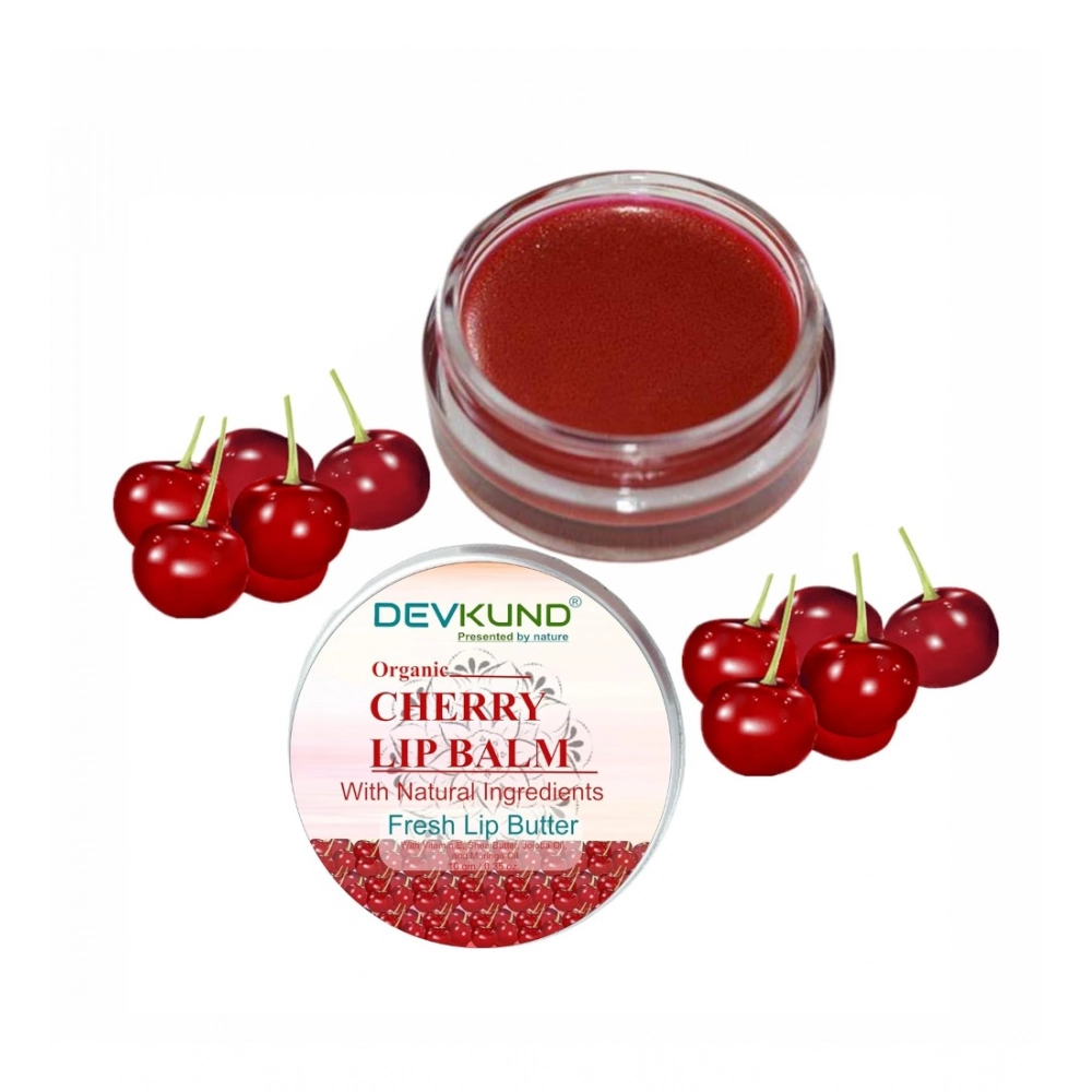 Unisex Herbal Cherry Lip Balm