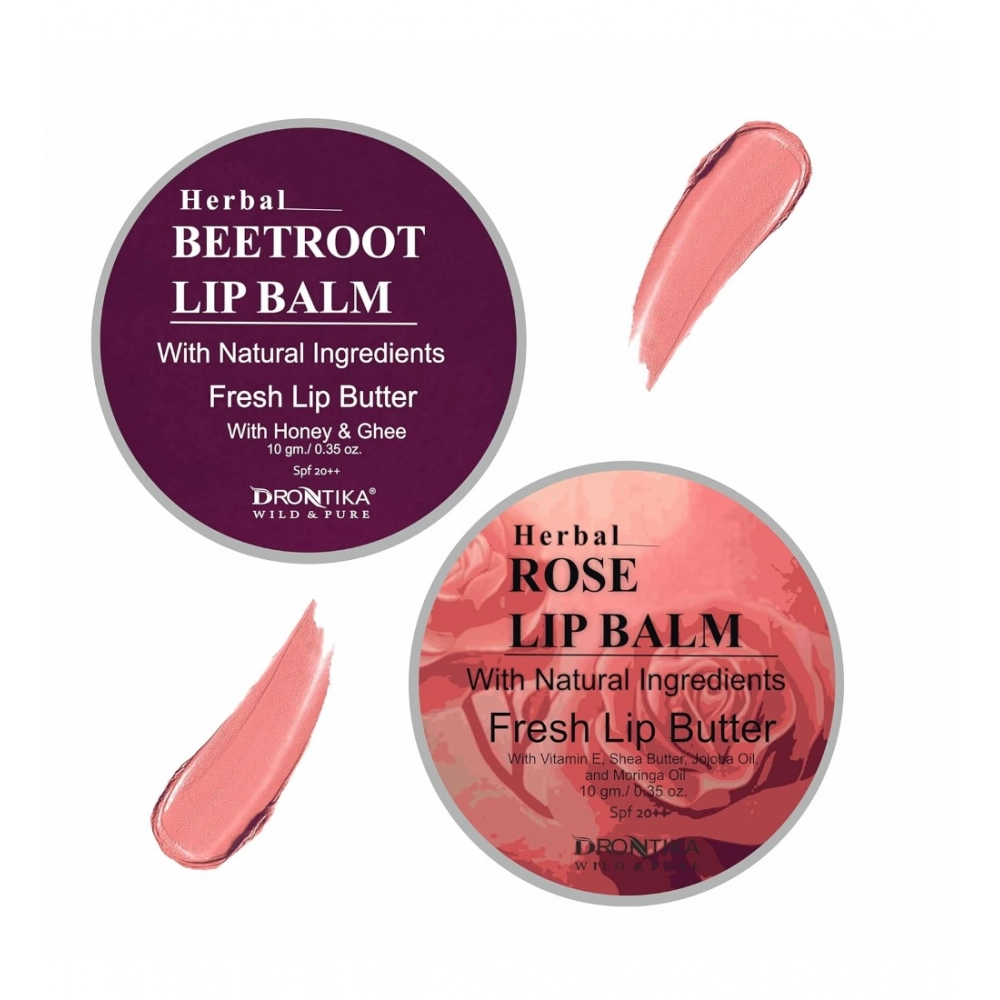 Unisex Herbal Beetroot Rose Lip Balm