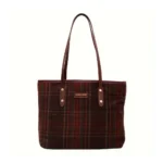 Generic Women's Woolen  Medium Shoulder Zipper Handbag (Red)