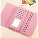 Generic Women's Faux Leather Medium Snap Button Wallet (Red) - Image 2