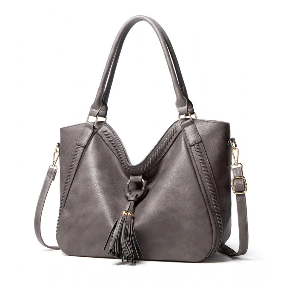 54249594136_0aae187f47_o_d-1000x1000-1.webp Generic Women's PU Leather Large Shoulder Zipper Handbag (Grey) - Image 1