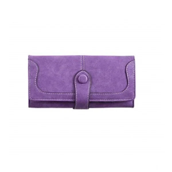 Purple Faux Leather Women's Wallet