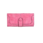 Pink Faux Leather Women's Wallet
