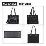 Women's Black Handbag - Angle 4