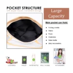 Generic Women's Canvas Medium Shoulder Zipper Handbag (White) - Image 3