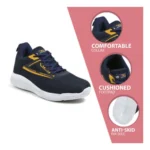 Generic Men's Casual Synthetic Leather Lace-Up Shoes (Blue) - Image 3