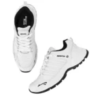 Generic Men's Casual Synthetic Leather Lace-Up Shoes (White) - Image 4