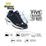 Generic Men's Casual Synthetic Leather Lace-Up Shoes (Navy Blue) - Image 3