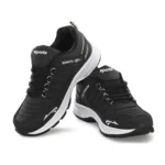 Generic Men's Casual Synthetic Leather Lace-Up Shoes (Black) - Image 5