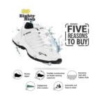 Generic Men's Casual Synthetic Leather Lace-Up Shoes (White) - Image 3