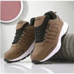 Generic Men's Casual Synthetic Leather Lace-Up Shoes (Brown) - Image 5