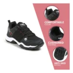 Generic Men's Casual Synthetic Leather Lace-Up Shoes (Black) - Image 3