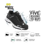 Generic Men's Casual Synthetic Leather Lace-Up Shoes (Black) - Image 3