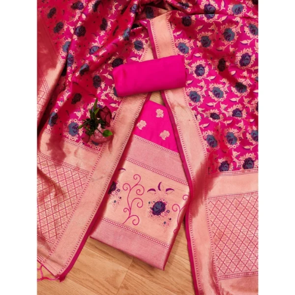 Buy Banarasi Silk Salwar Suit