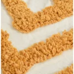 Generic Cotton Diamond Tufted Cushion Pillow Cover 16x16 Inch Pack of 2 (Yellow) - Image 2