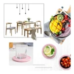 Generic Cotton Rope Drink Coasters 6 Pcs Set (Baby Pink) - Image 2