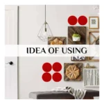 Generic Cotton Rope Drink Coasters 4 Pcs Set (Red) - Image 2